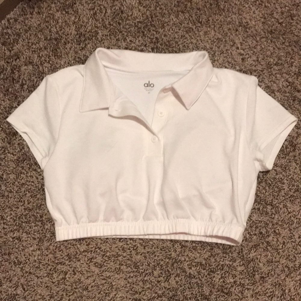 Alo cropped polo
